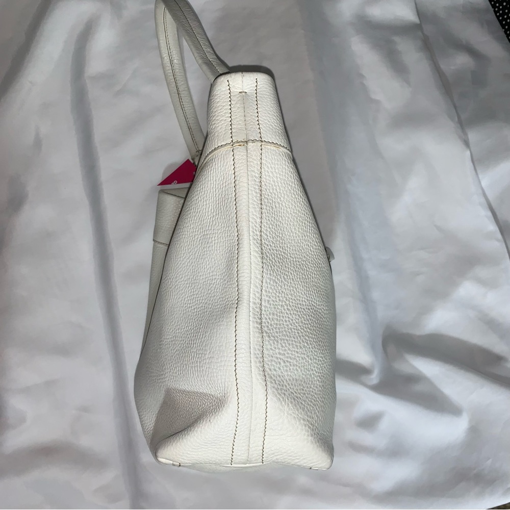 PRADA winter white taino doe skin leather hobo SHOULDERBAG - Picture 6 of 13